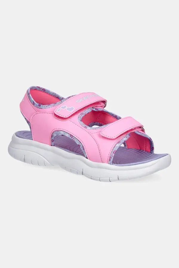Skechers Otroški sandali Skechers FLEX SPLASH - HEART GALORE
