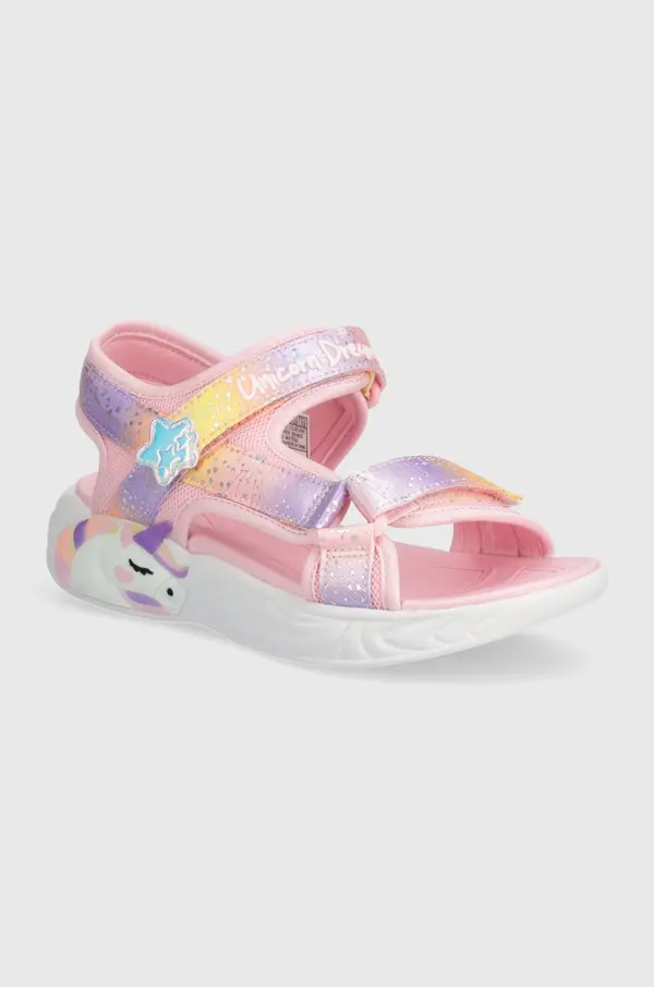 Skechers Otroški sandali Skechers UNICORN DREAMS SANDAL MAJESTIC BLISS