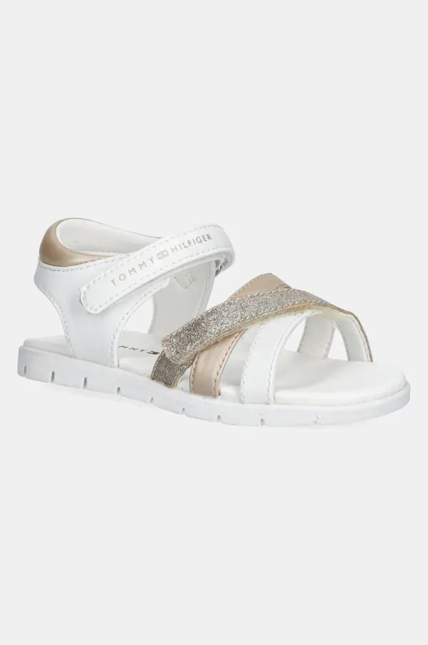 Tommy Hilfiger Otroški sandali Tommy Hilfiger bela barva, T1A2-33770