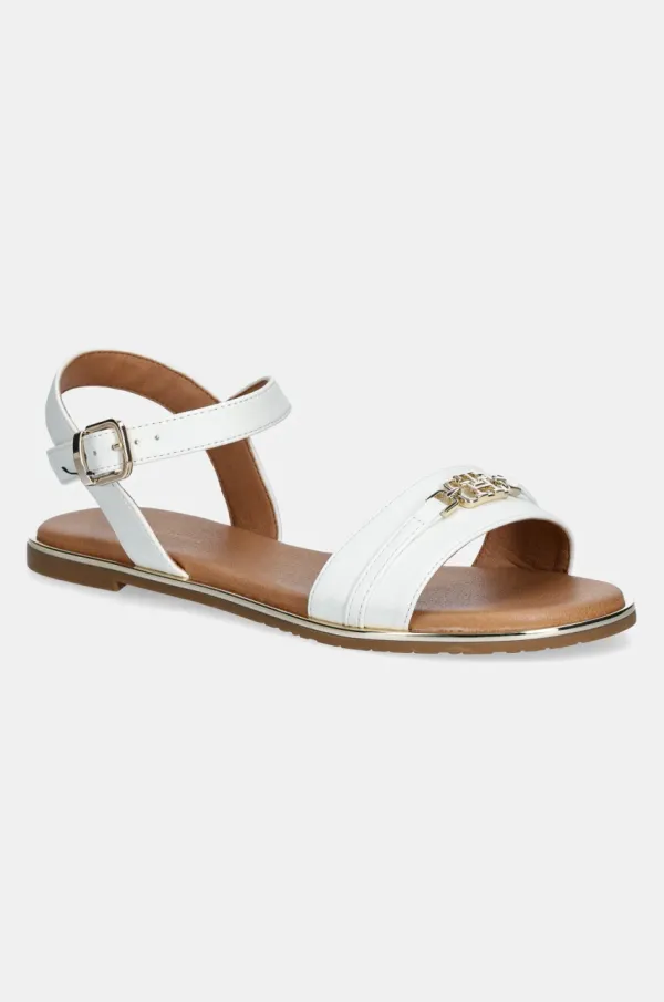 Tommy Hilfiger Otroški sandali Tommy Hilfiger bela barva, T3A2-33778