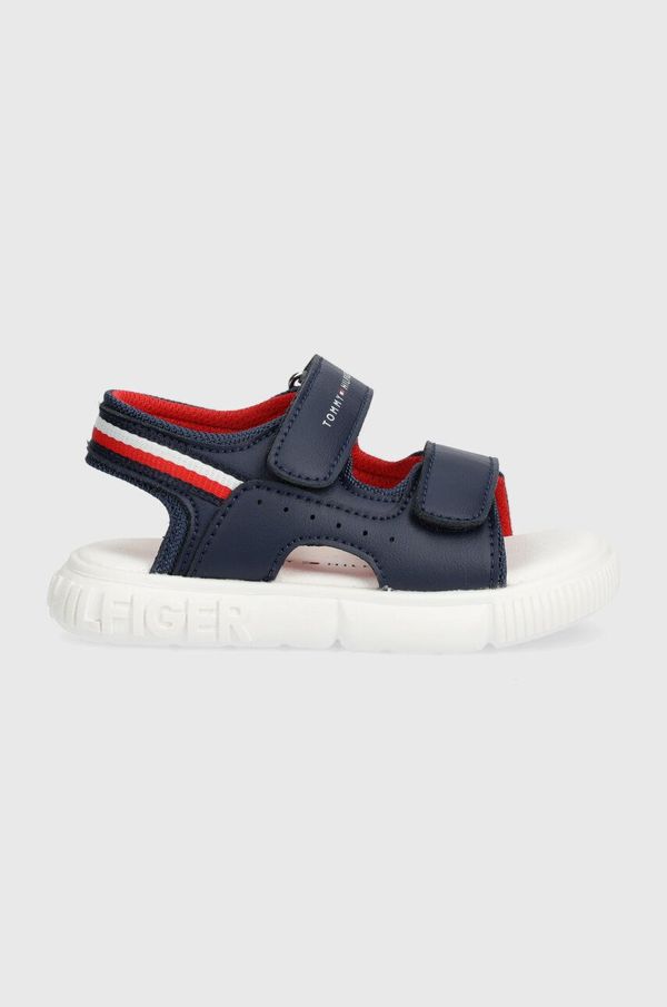 Tommy Hilfiger Otroški sandali Tommy Hilfiger mornarsko modra barva