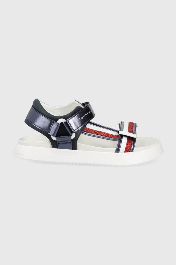 Tommy Hilfiger Otroški sandali Tommy Hilfiger mornarsko modra barva