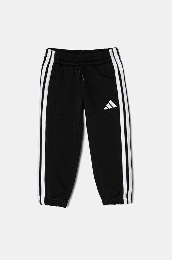 adidas Otroški spodnji del trenirke adidas črna barva, JC9612