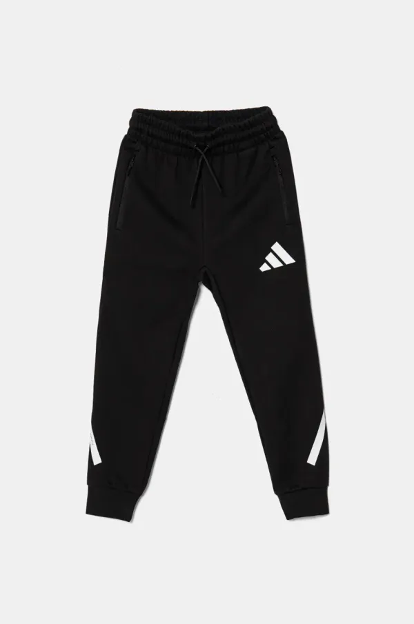 adidas Otroški spodnji del trenirke adidas črna barva, JD0006