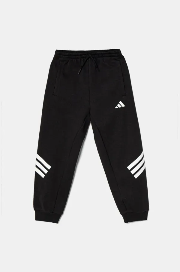 adidas Otroški spodnji del trenirke adidas črna barva, JD1298