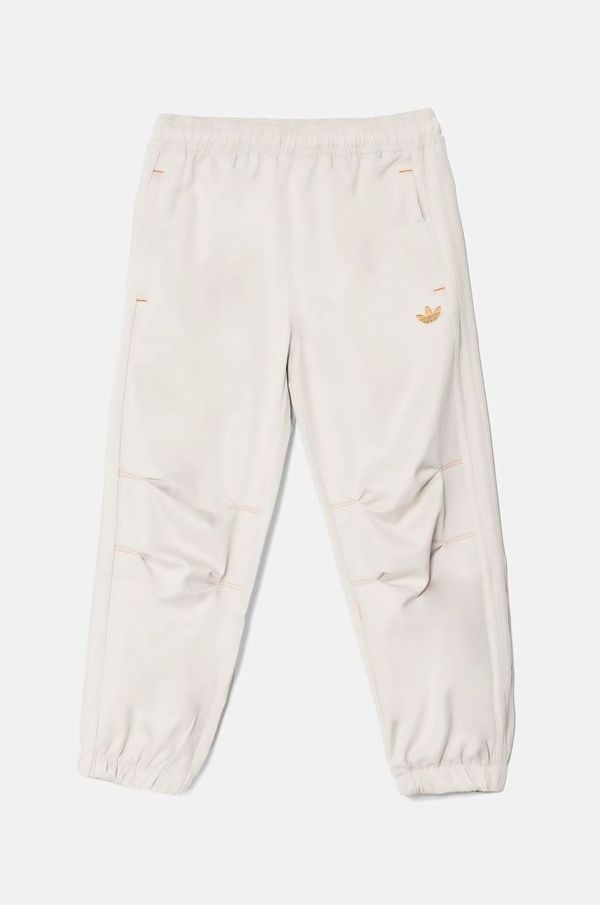 adidas Originals Otroški spodnji del trenirke adidas Originals bež barva, JC9073