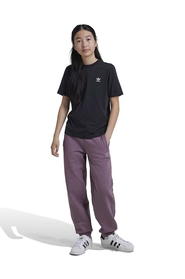 adidas Originals Otroški spodnji del trenirke adidas Originals BOYFRIEND PANTS vijolična barva, IX7644