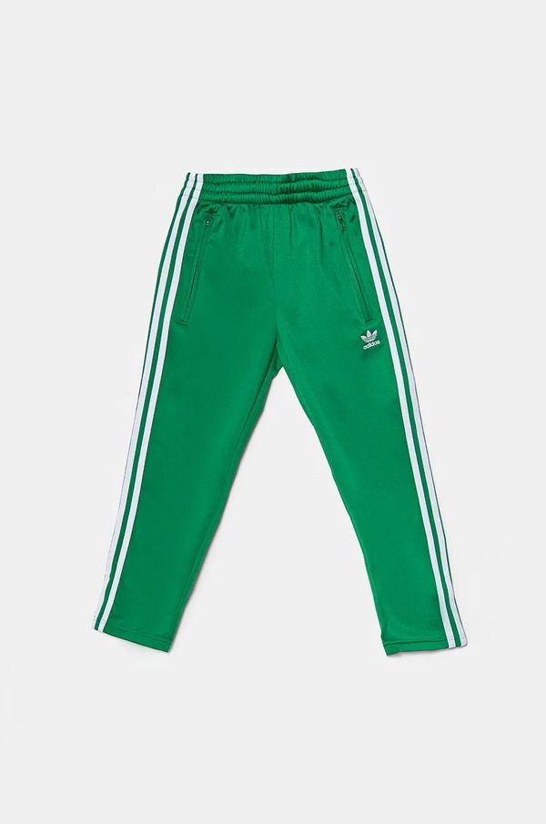 adidas Originals Otroški spodnji del trenirke adidas Originals FIREBIRD PANTS zelena barva, IY9804