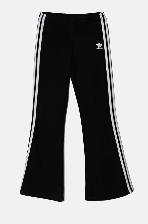 adidas Originals Otroški spodnji del trenirke adidas Originals FLAI LEGGINGS črna barva, IY9785