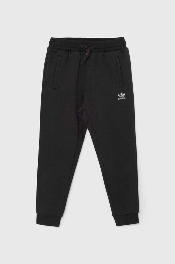 adidas Originals Otroški spodnji del trenirke adidas Originals PANTS črna barva, IW3498