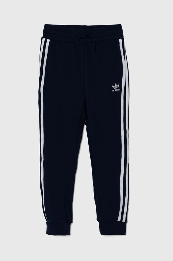 adidas Originals Otroški spodnji del trenirke adidas Originals TREFOIL PANTS mornarsko modra barva, IY7486