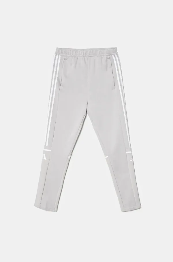 adidas Performance Otroški spodnji del trenirke adidas Performance siva barva, JD4823