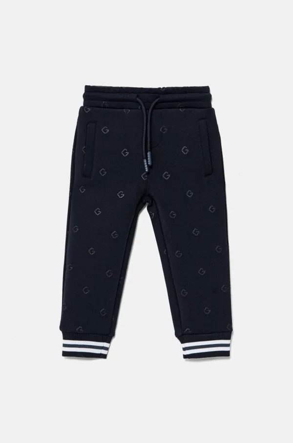 Guess Otroški spodnji del trenirke Guess mornarsko modra barva, N5RQ12 KAZQ2