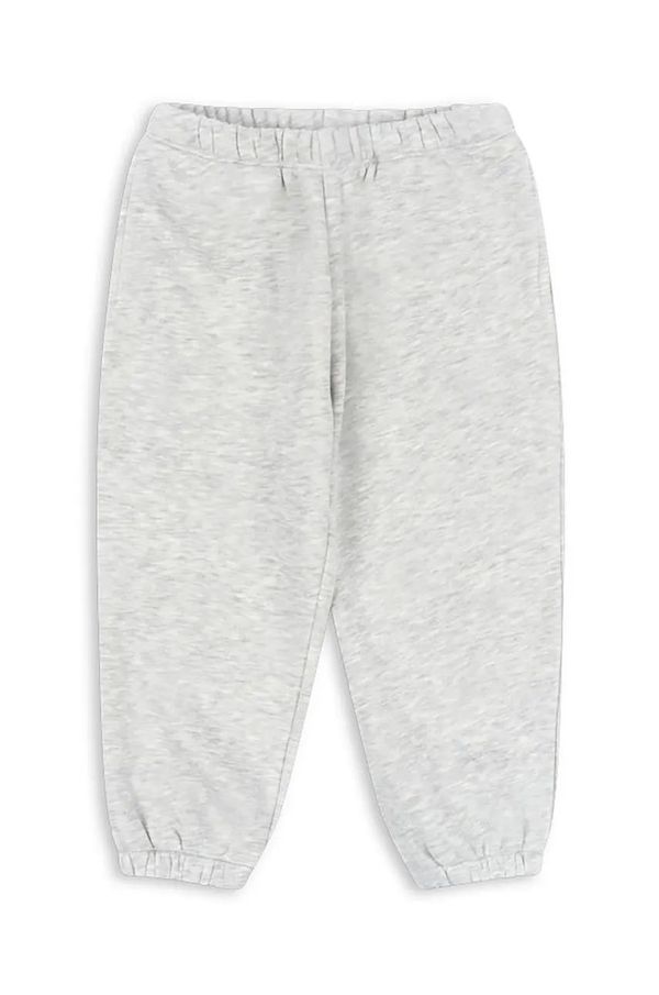 Konges Sløjd Otroški spodnji del trenirke Konges Sløjd LOU SWEAT PANTS OCS siva barva, KS102020