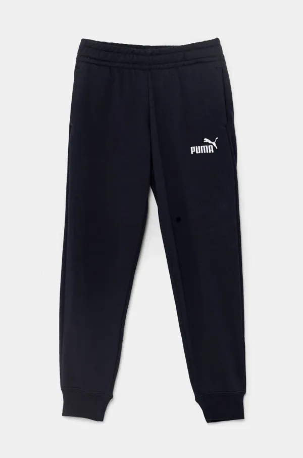 Puma Otroški spodnji del trenirke Puma ESS No. 1 Logo Sweatpants TR mornarsko modra barva, 684914