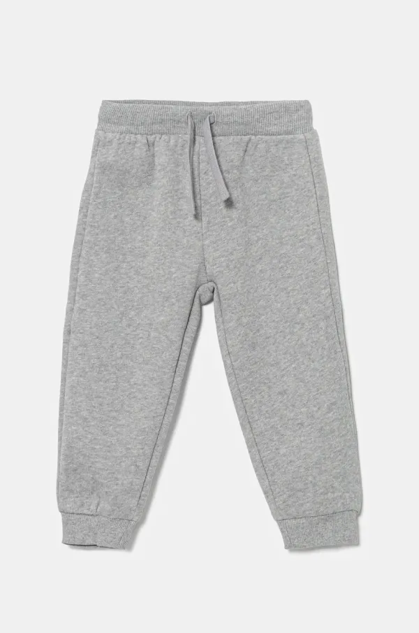 United Colors of Benetton Otroški spodnji del trenirke United Colors of Benetton siva barva, 3EB5GF04A