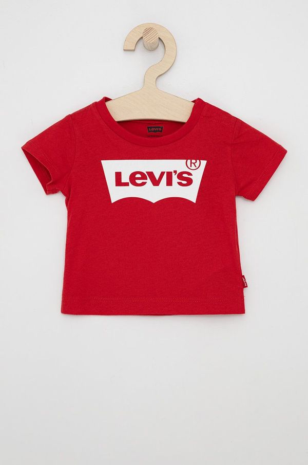 Levi's Otroški t-shirt Levi's rdeča barva