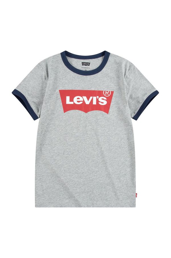 Levi's Otroški t-shirt Levi's siva barva