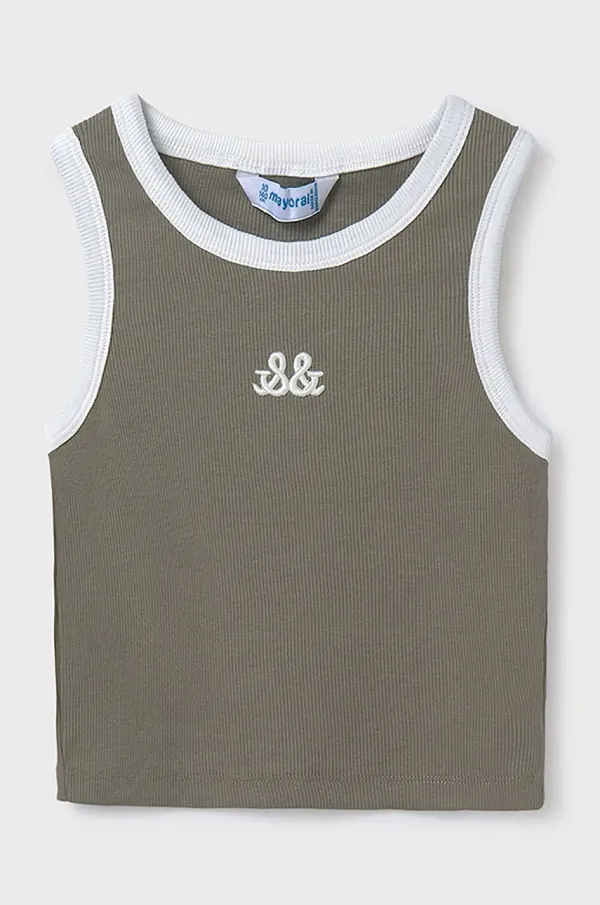 Mayoral Otroški top Mayoral zelena barva, 6032
