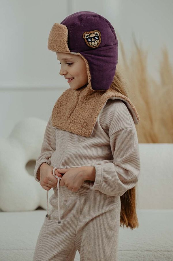 Jamiks Otroški tuba šal Jamiks JOREN rjava barva, JZH092