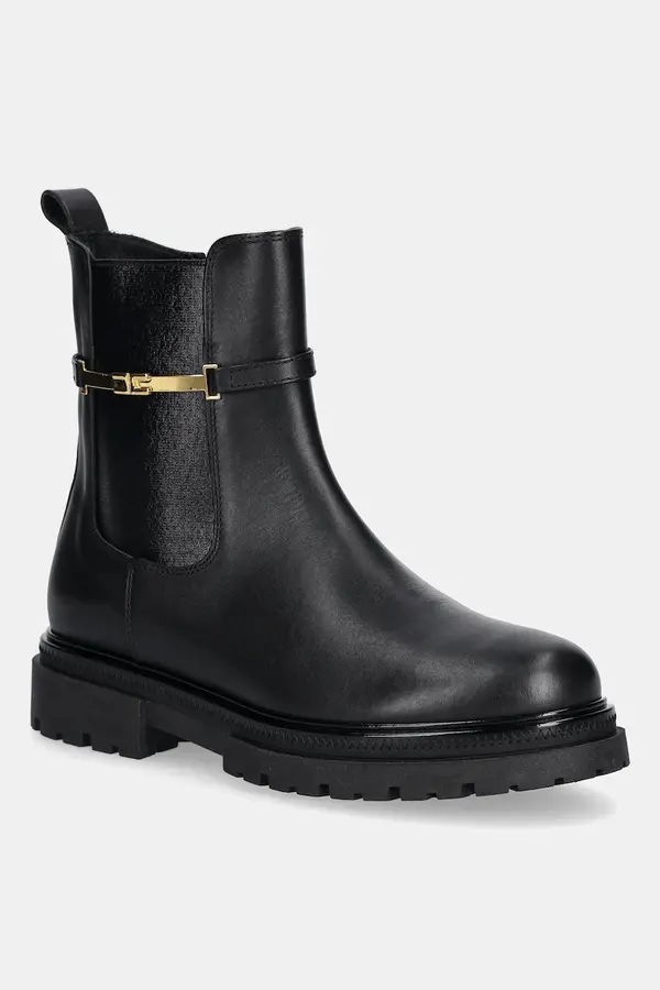 Elisabetta Franchi Otroški usnjeni chelsea Elisabetta Franchi