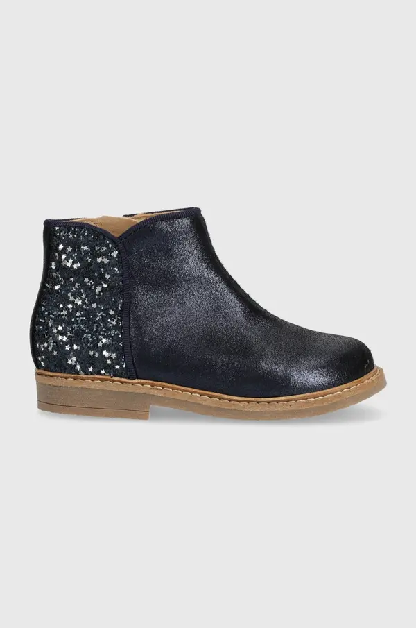 Pom D'api Otroški usnjeni gležnarji Pom D'api RETRO BACK