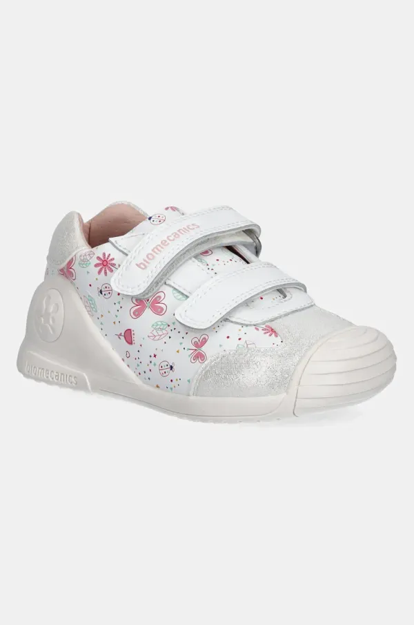 Biomecanics Otroški usnjeni polškornji Biomecanics bela barva, 252100