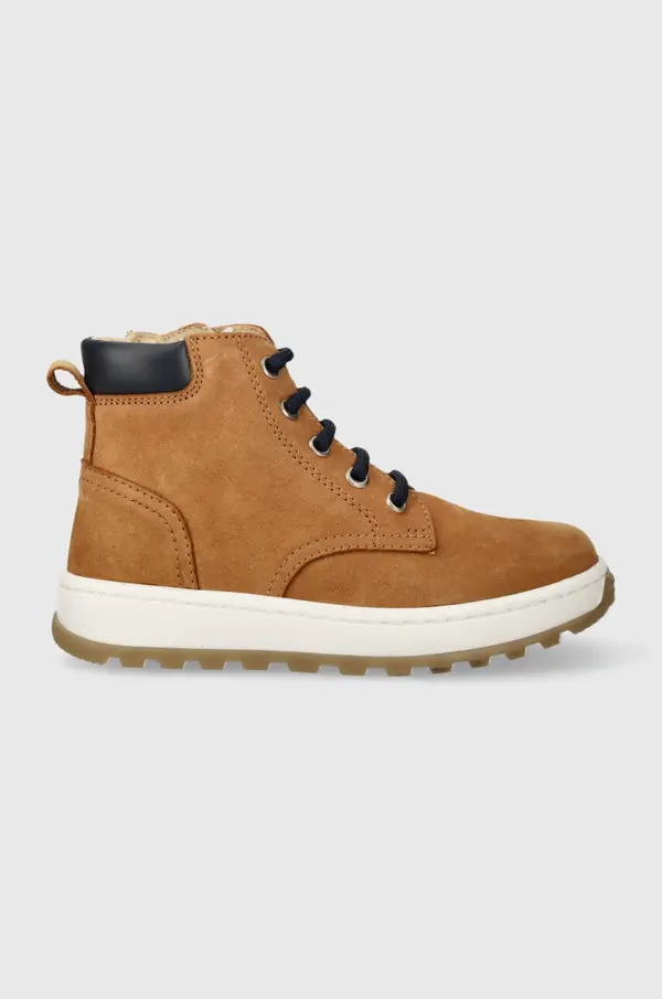 Pom D'api Otroški usnjeni polškornji Pom D'api FLOW BOOTS