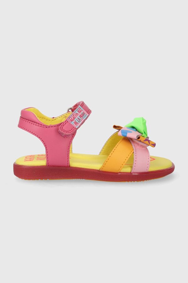 Agatha Ruiz de la Prada Otroški usnjeni sandali Agatha Ruiz de la Prada