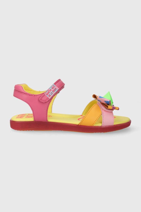 Agatha Ruiz de la Prada Otroški usnjeni sandali Agatha Ruiz de la Prada