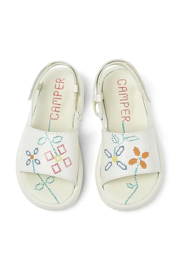 Camper Otroški usnjeni sandali Camper Pelotas Flota Sandal TWS Kids