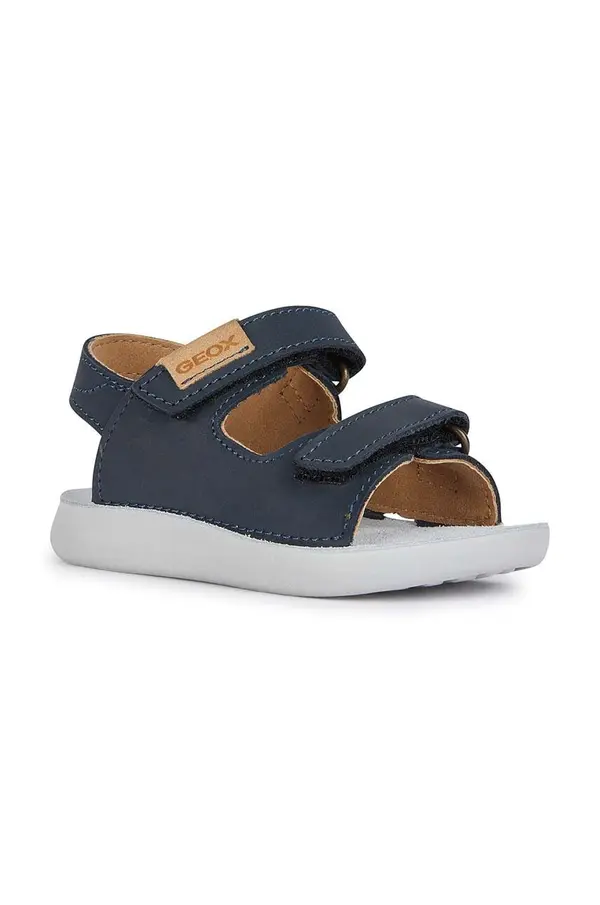 Geox Otroški usnjeni sandali Geox SANDAL LIGHTFLOPPY