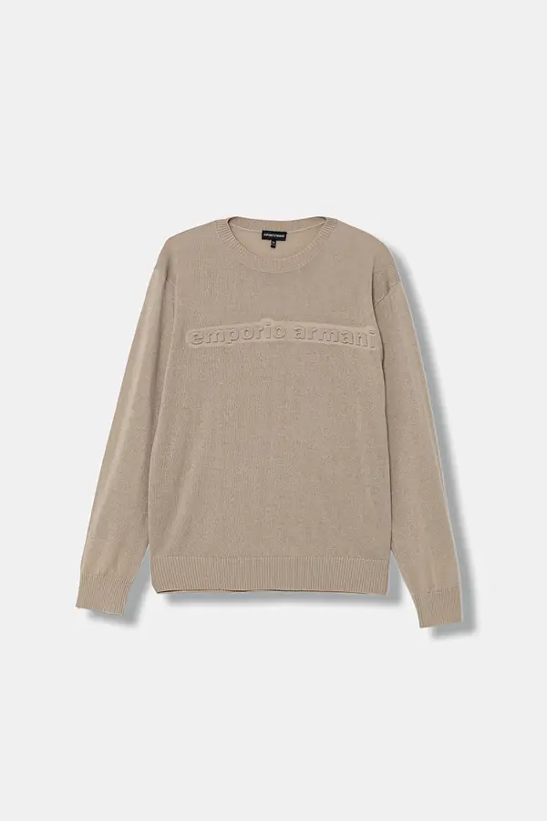 Emporio Armani Otroški volneni pulover Emporio Armani