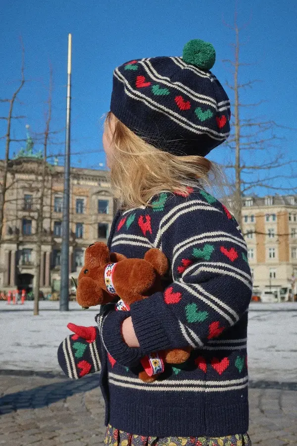 Konges Sløjd Otroški volneni pulover Konges Sløjd BELOU KNIT CARDIGAN