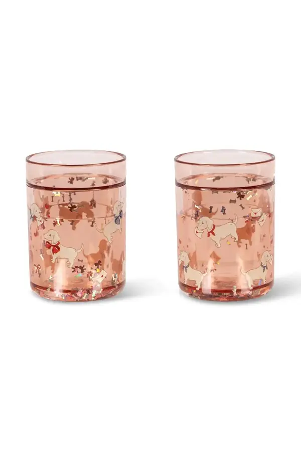 Konges Sløjd Otroški vrč Konges Sløjd 2 PACK GLITTER CUPS 2-pack