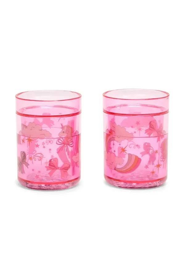 Konges Sløjd Otroški vrč Konges Sløjd 2 PACK GLITTER CUPS 2-pack KS102642