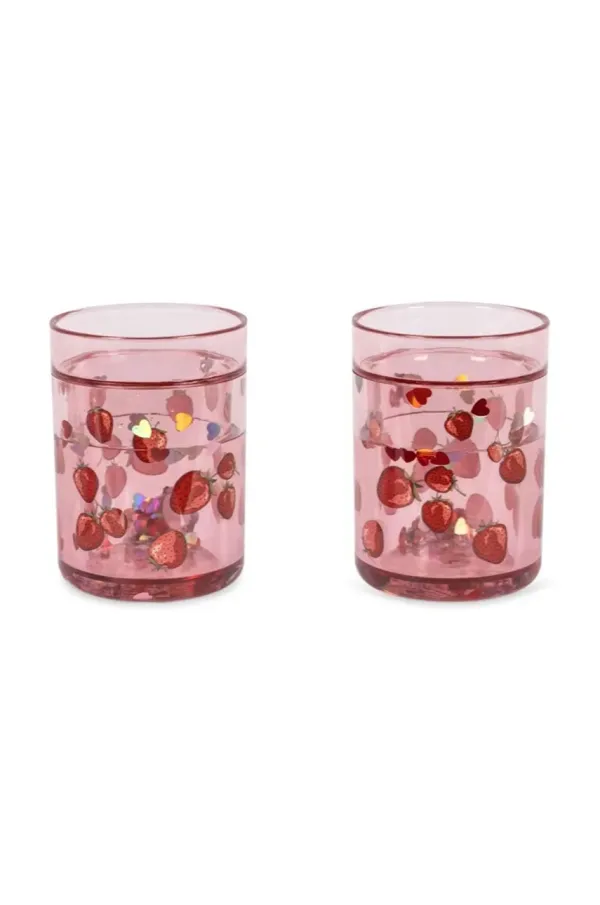 Konges Sløjd Otroški vrček Konges Sløjd 2 PACK GLITTER CUPS 2-pack KS102642