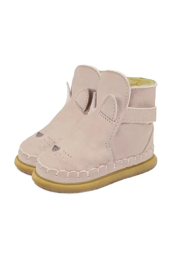 Donsje Otroški zimski čevlji iz semiša Donsje Dubu Classic Shoes Cat