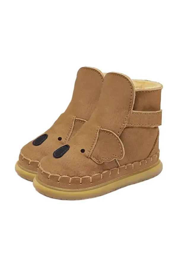 Donsje Otroški zimski čevlji iz semiša Donsje Dubu Classic Shoes Koala