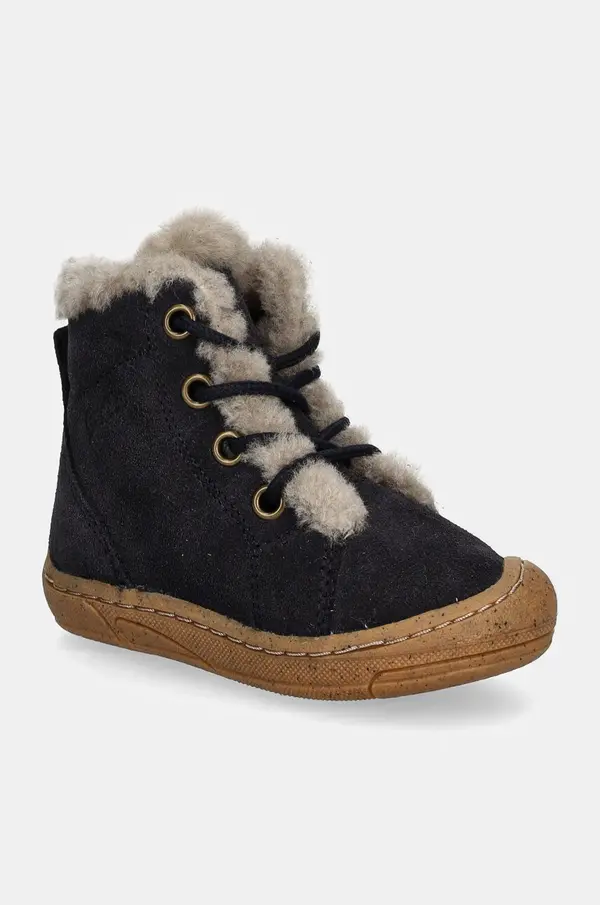 Froddo Otroški zimski čevlji iz semiša Froddo MINNI SUEDE LACES