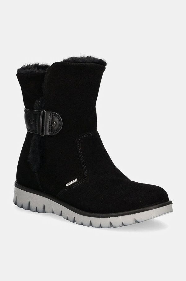 Primigi Otroški zimski čevlji iz semiša Primigi črna barva, PROGT 68724