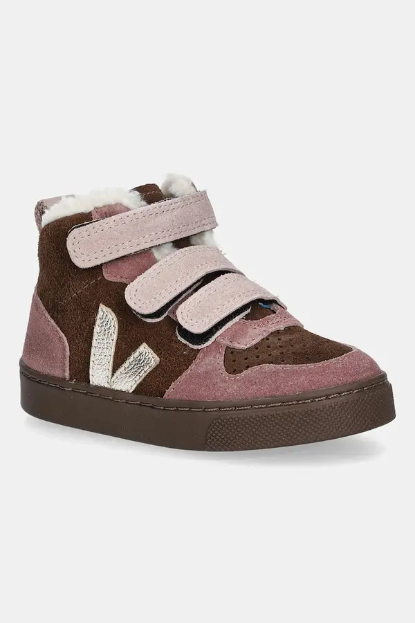Veja Otroški zimski čevlji iz semiša Veja Small V-10 Mid Winter