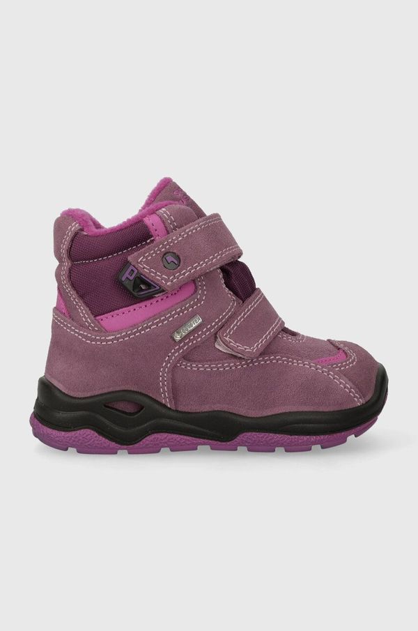 Primigi Otroški zimski škornji Primigi vijolična barva