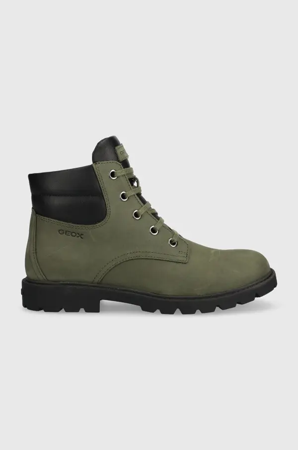 Geox Otroški zimski usnjeni čevlji Geox J16FAB 032BC J SHAYLAX