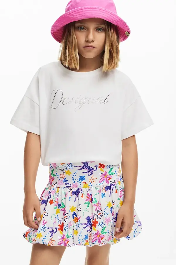 Desigual Otroško bombažno krilo Desigual