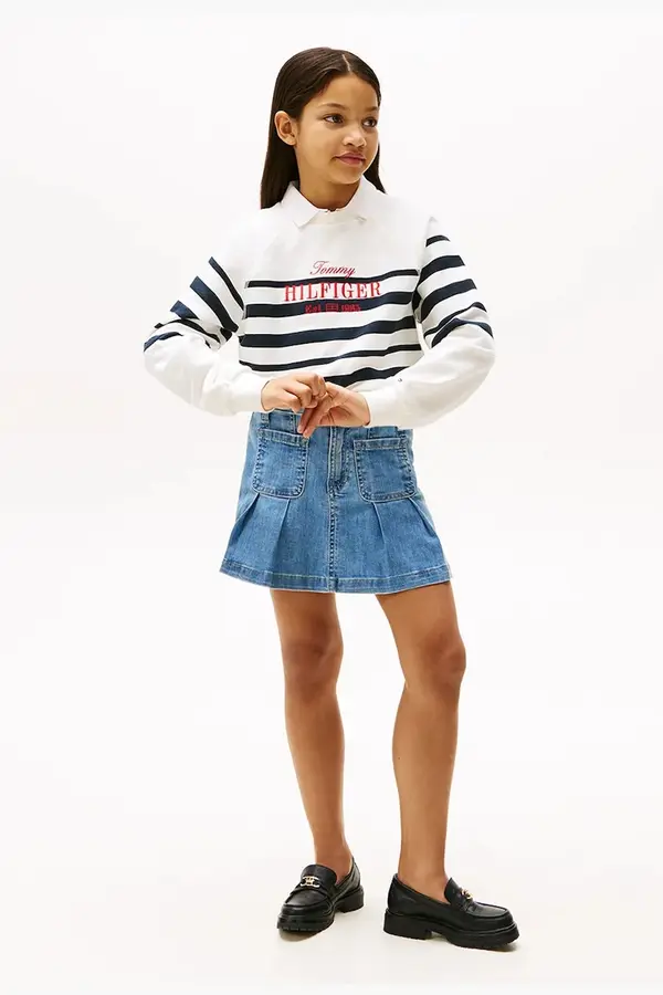Tommy Hilfiger Otroško bombažno krilo Tommy Hilfiger