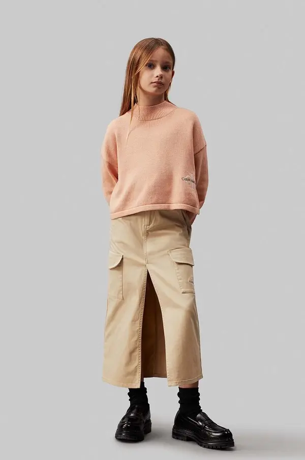 Calvin Klein Jeans Otroško krilo Calvin Klein Jeans