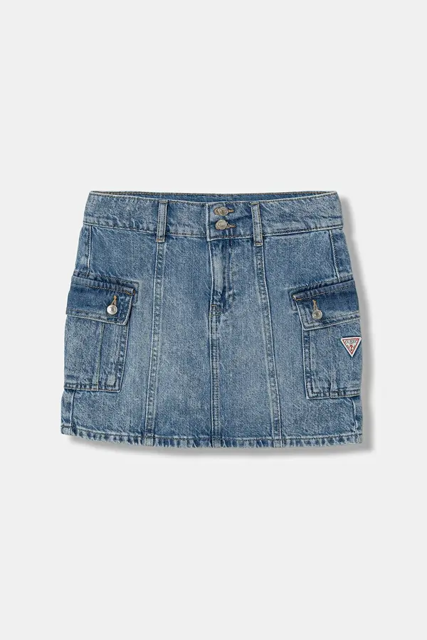 Guess Otroško krilo iz jeansa Guess