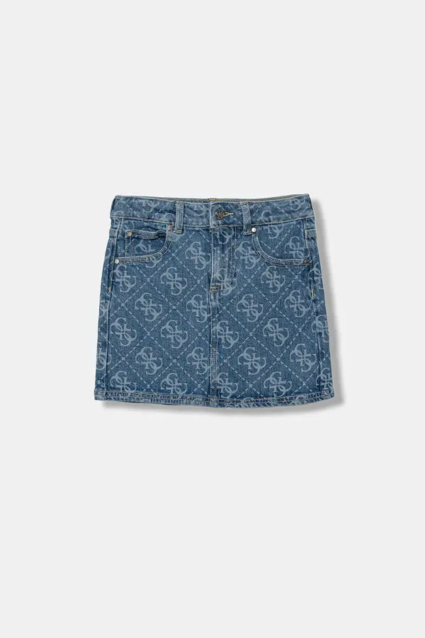 Guess Otroško krilo iz jeansa Guess