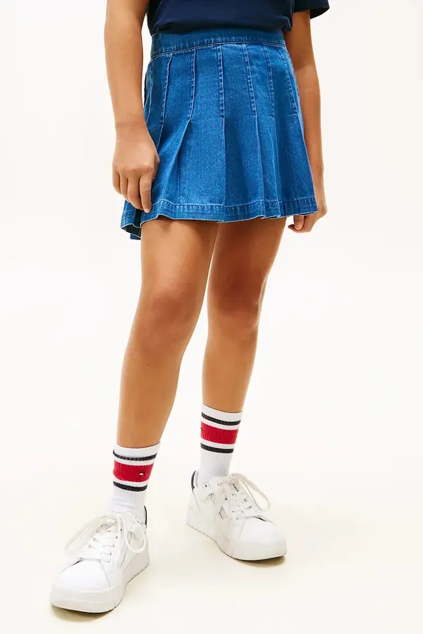Tommy Hilfiger Otroško krilo iz jeansa Tommy Hilfiger